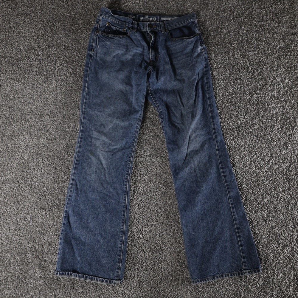 Urban Pipeline Mens Jeans 30x32 Blue Relaxed Bootcut Denim Y2K Medium Wash